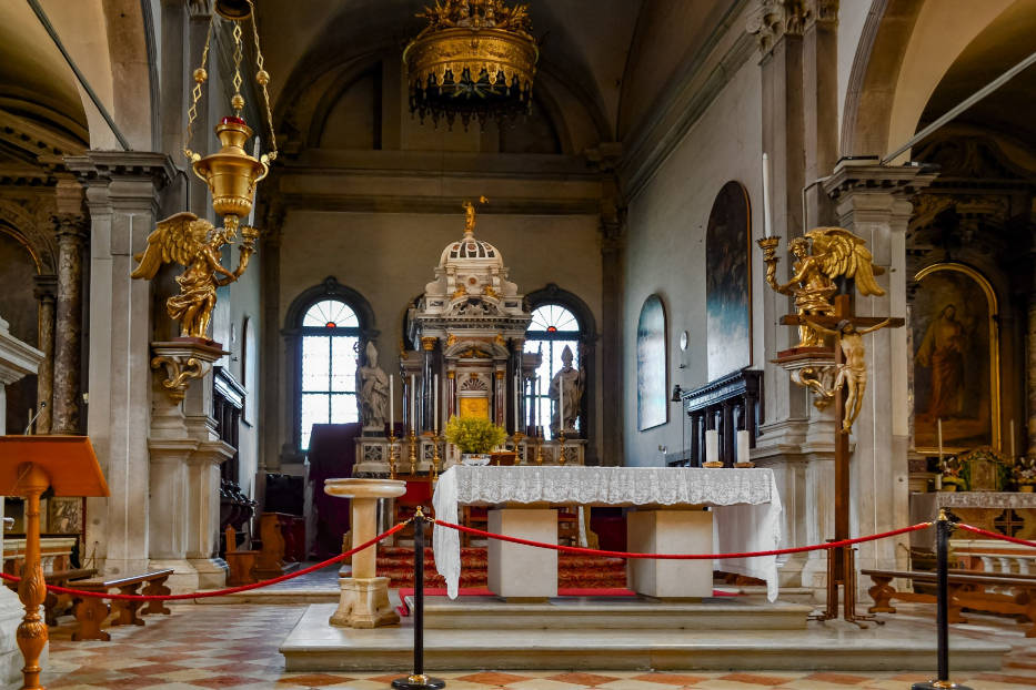 Inside the Church of San Martino