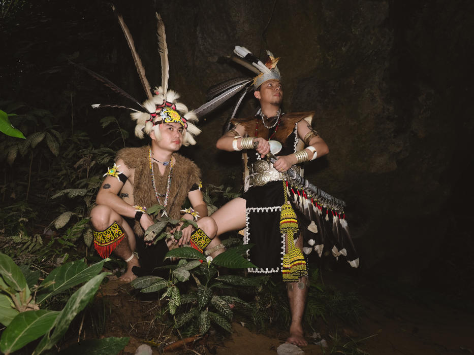 Dayak people in the third largest island in the world by area