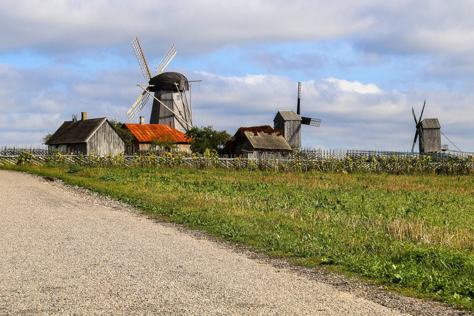 Angla Windmill Hill, Saaremaa, Estonia's Largest Island