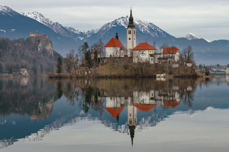 Bled Island, the Church of the Assumption, Slovenia