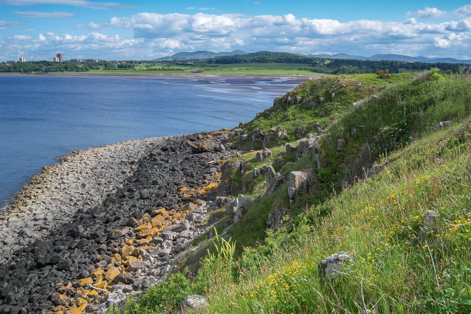 Cramond Island Where War, Nature, and Time Collide